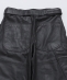 SEEALL: LEATHER PAINTER PANTS