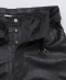SEEALL: LEATHER PAINTER PANTS