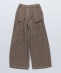 AMOMENTO: CUPRO 2TUCK WIDE PANTS
