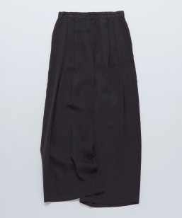 AMOMENTO: CUPRO 2TUCK WIDE PANTS