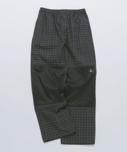 ROA: FLOWEAVE PRINTED CHECK ELASTICATED WAISTBAND PANTS