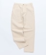 WYTHE: NATURAL UNDYED CANVAS PANTS オフホワイト