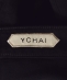 YCHAI: ブラック ソリッド デニム