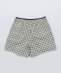 ROA: FLOWEAVE PRINTED CHECK SHORTS