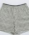 ROA: FLOWEAVE PRINTED CHECK SHORTS
