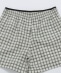 ROA: FLOWEAVE PRINTED CHECK SHORTS