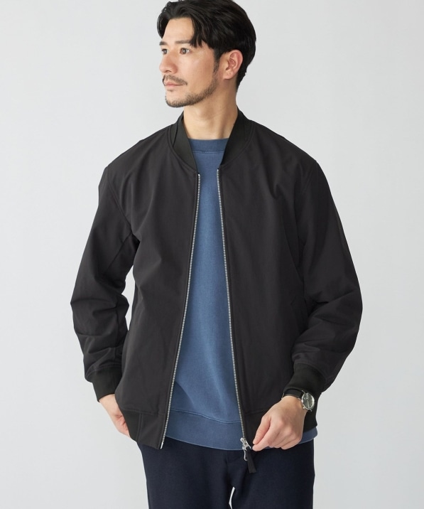SHIPS:〈撥水加工〉CORDURA(R) ナイロン ジップアップ ブルゾン