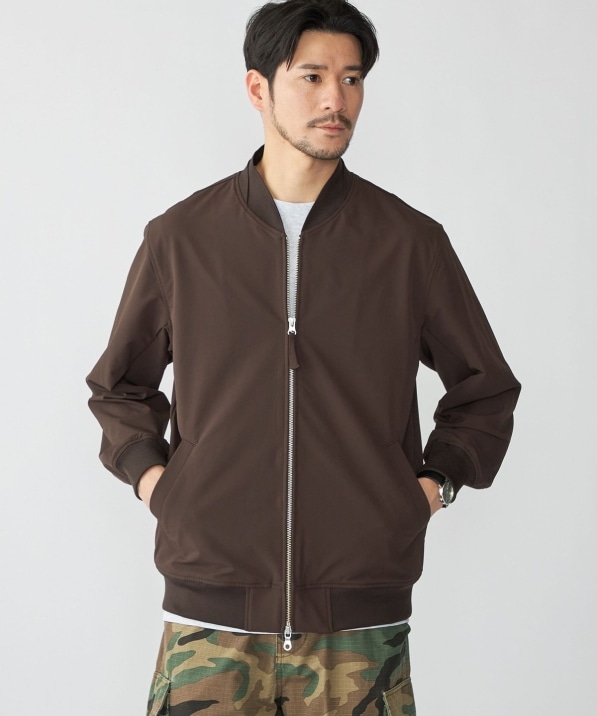 SHIPS:〈撥水加工〉CORDURA(R) ナイロン ジップアップ ブルゾン