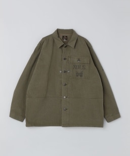 NEEDLES: P-44 JACKET COTTON HERRINGBONE