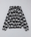 NOMARHYTHM TEXTILE: IKAT CHECK HOODIE