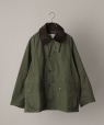 BARBOUR: OS PEACHED BEDALE オリーブ