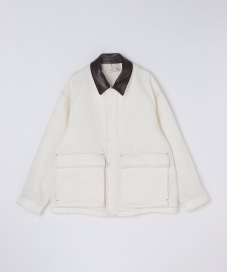 新品】SEEALL シーオール シルクリネン ワークジャケット SEEALL