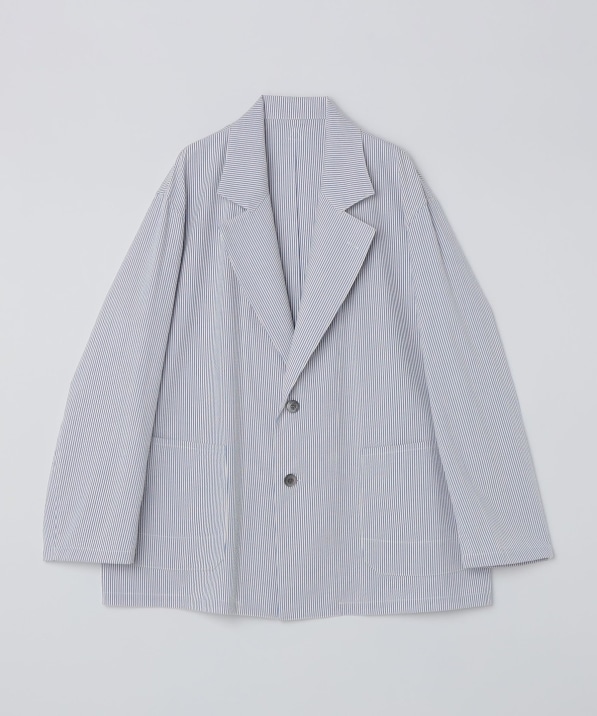 Pelemele: COVERALL JACKET SEERSUCKER