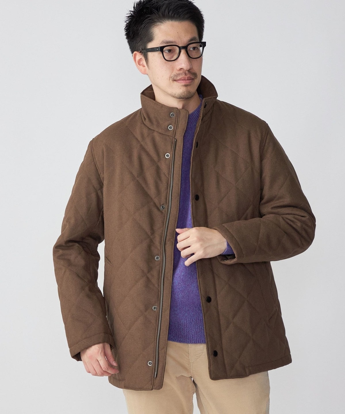 【 Barbour★】バブアー キルティングジャケット コート　立ち襟