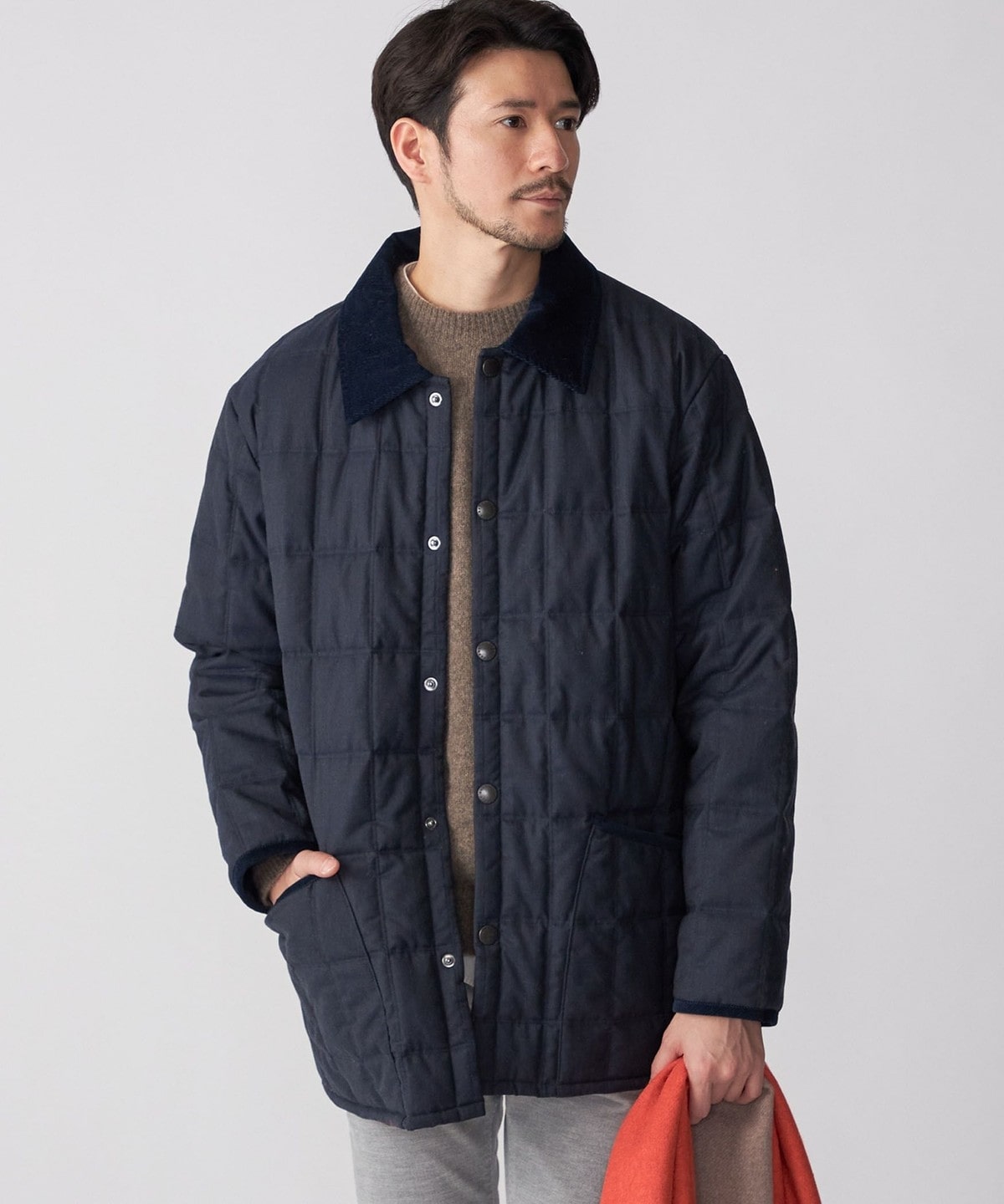 SHIPS別注】Barbour: LIDDESDALE/リッズデイル ウール/ポリエステル