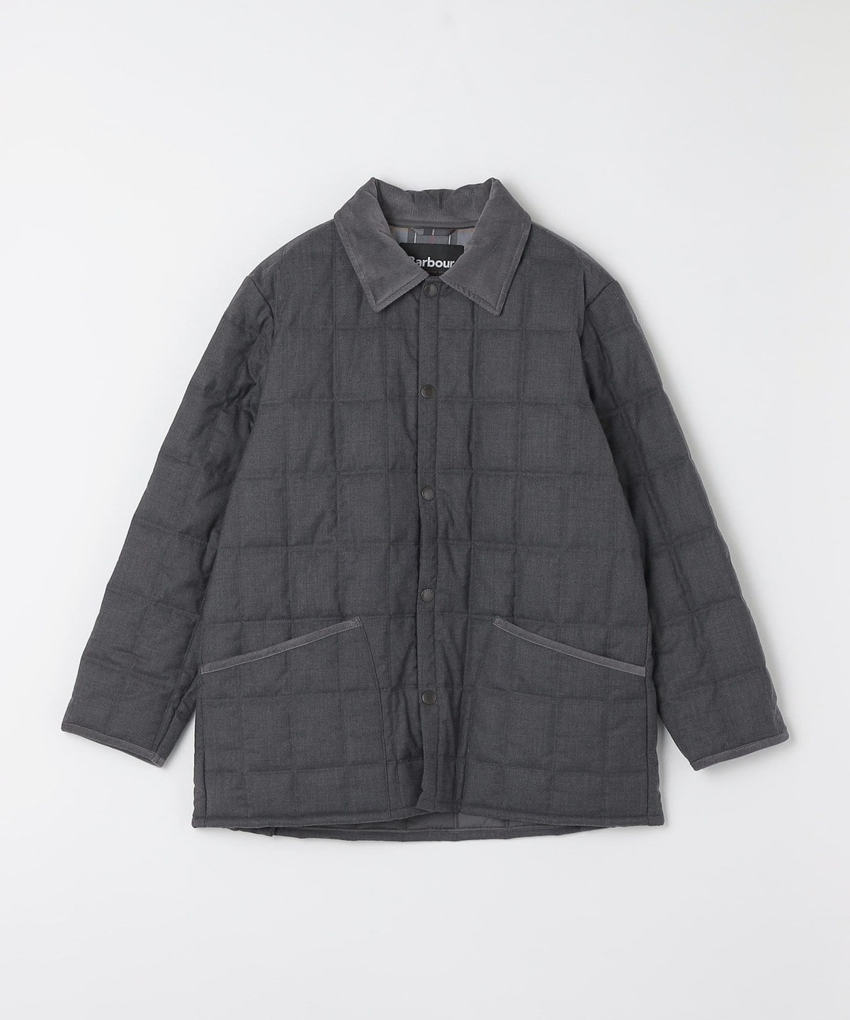 Barbour バブアー SHIPS別注 ウールビデイル キルティングジャケット ネイビー 34 1902280