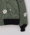 NOMARHYTHM TEXTILE: FLOWER EMBROIDERY FLIGHT JACKET