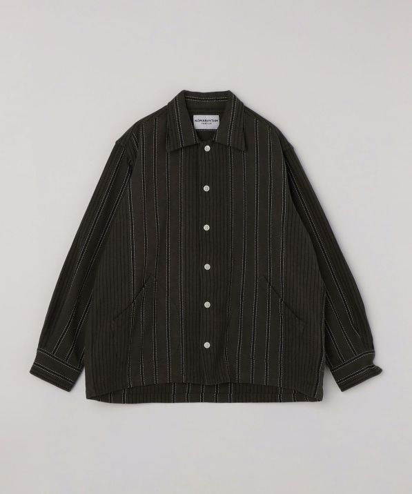 NOMARHYTHM TEXTILE: STRIPE SHIRT JACKET｜ SHIPS 公式サイト