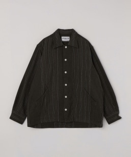 NOMARHYTHM TEXTILE: STRIPE SHIRT JACKET