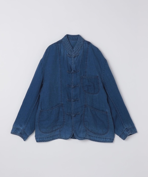 ジャケット・アウター Indigo Linen CHINESE JACKET fit=scale-down,w=1200