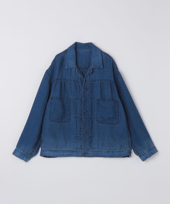 ジャケット・アウター PORTER CLASSIC INDIGO LINEN SHORT JACKET PORTER CLASSIC: INDIGO LINEN SHORT JACKET｜ SHIPS 公式サイト