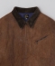 NEEDLES: Zipped Work Jacket Duck Canvas Kakishibu Paint