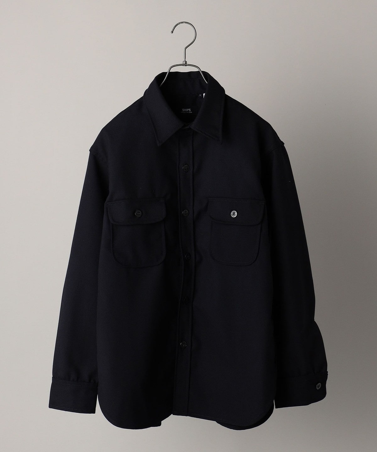 SHIPS: MADE IN USA LAPD ウール CPO シャツジャケット: アウター