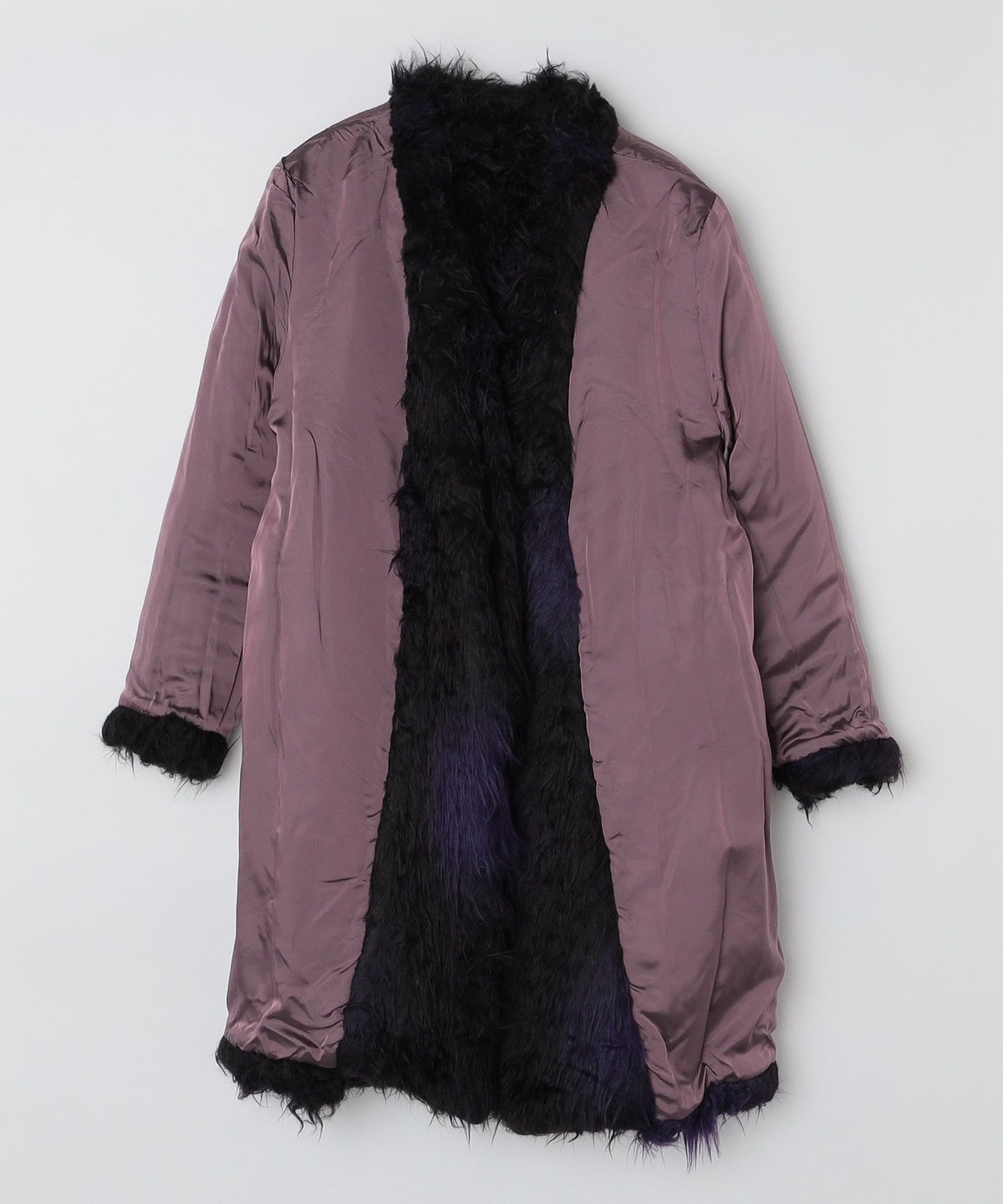 needles V-neck Coat Acrylic far CURL GRYジャケット/アウター