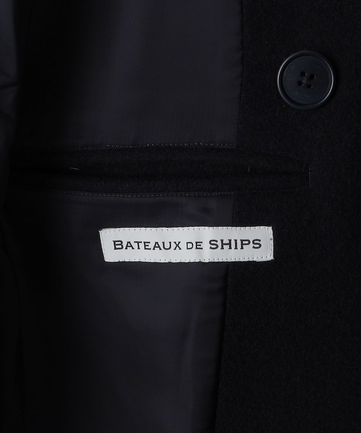 BATEAUX DE SHIPS: ウール メルトン ロングPコート: アウター