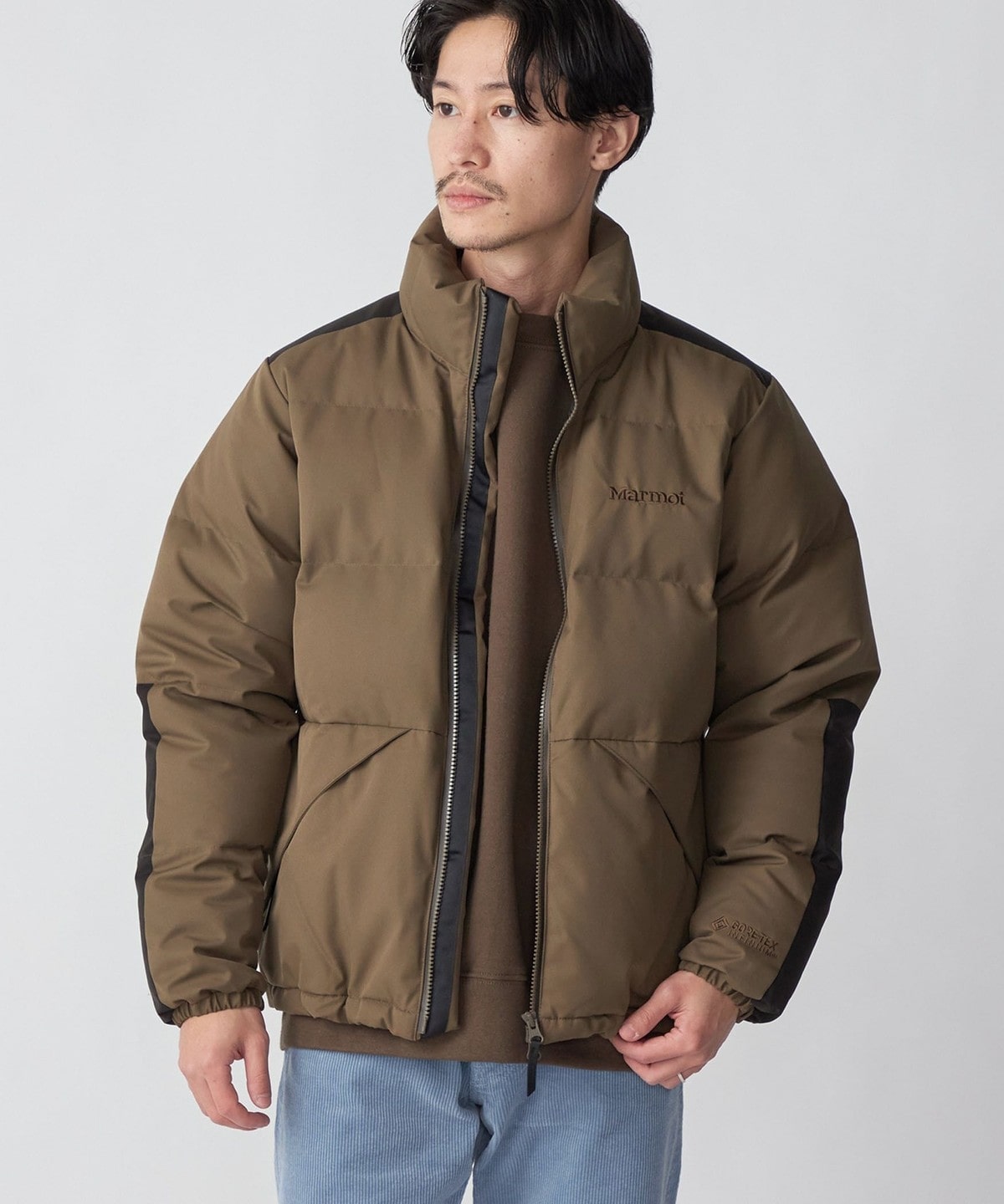 Marmot x SHIPS  GORE-TEX downjacket ダウンカラーブラック