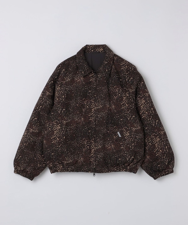 NOMARHYTHM TEXTILE: Leopard Reversible Down Puffer