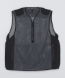 Goldwin: TONALITH MESH HALF ZIP VEST �u���b�N