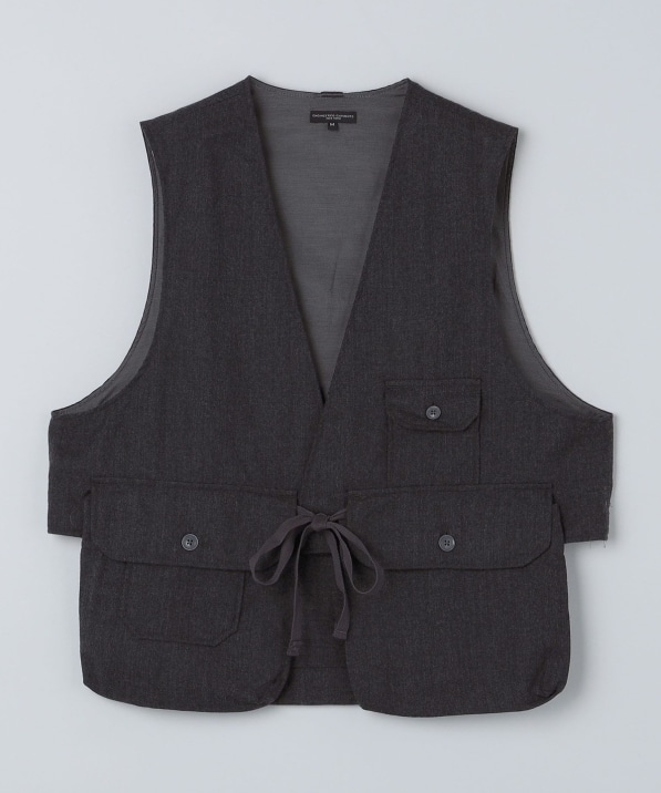 ENGINEERED GARMENTS: FOWL VEST HIGH COUNT WORSTED WOOL
