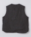 ENGINEERED GARMENTS: OVER VEST BLACK CONE DENIM