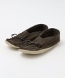 BASTIEN: SUEDE MOCCASIN �u���E��