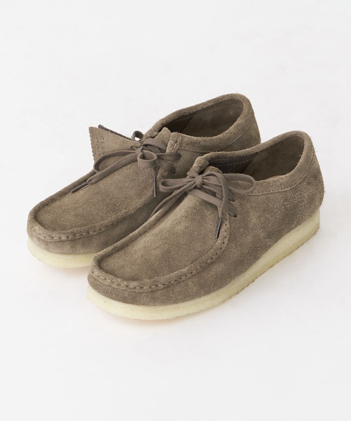 【SHIPS限定】CLARKS: WALLABEE SUEDE チャコールグレー