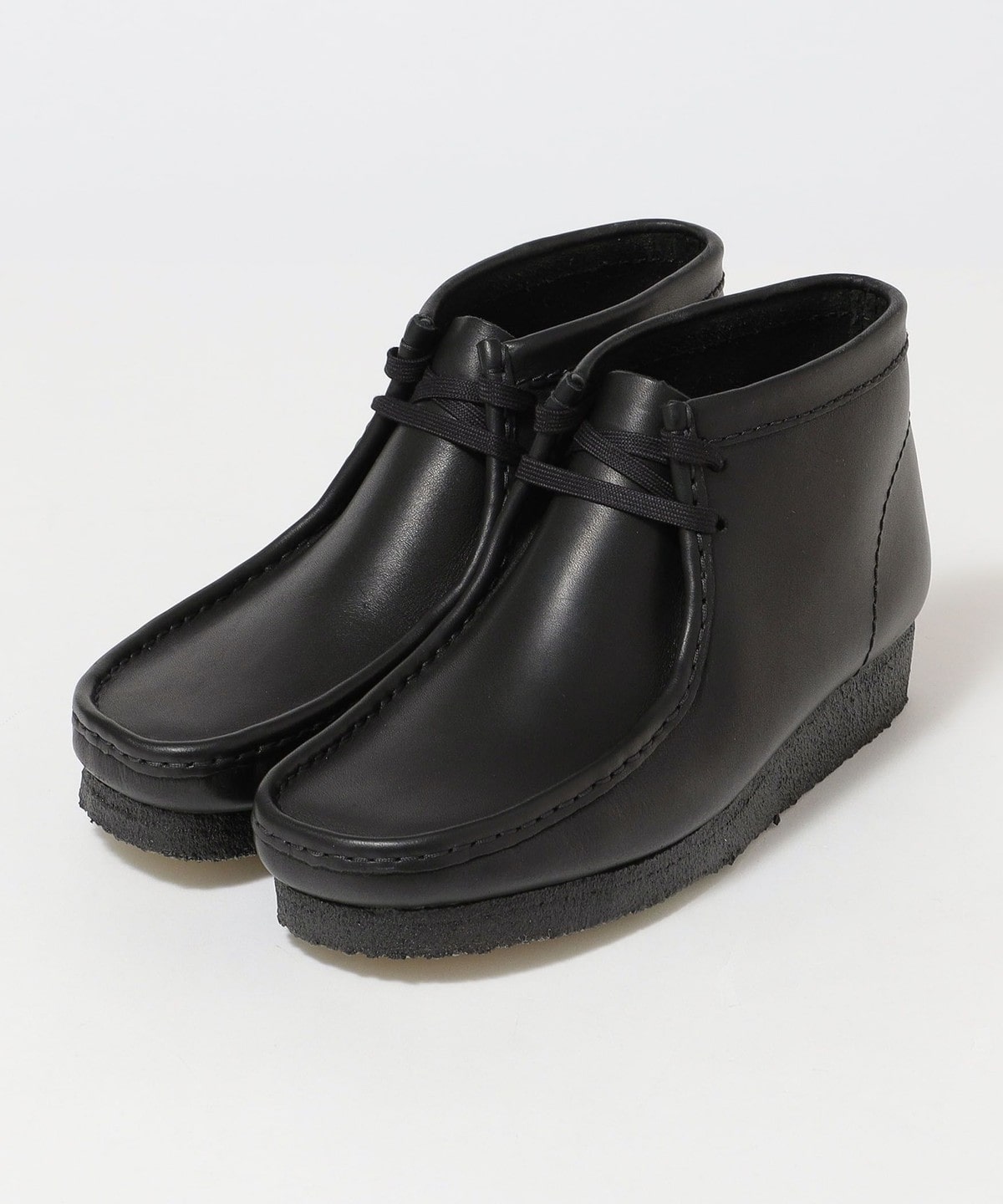 CLARKS: WALLABEE BOOT LEATHER ブラック