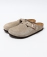 BIRKENSTOCK: SUEDE BOSTON x[W