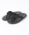ISLAND SLIPPER x GROWN&SEWN: TONG W/OAK BLACK D �u���b�N