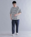 【SHIPS別注】BATONER: Degrease Knit バスクシャツ