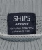 SHIPS:〈手洗い可能〉 AMOSSA(R) メッシュ ボーダー ニット Tシャツ