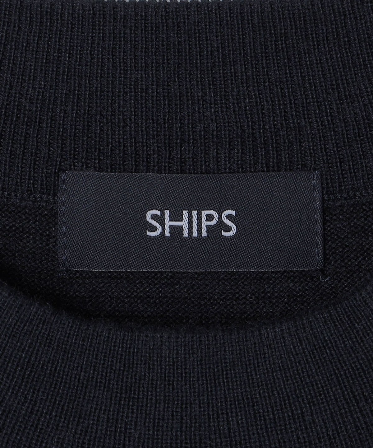 SHIPS: CORDURA(R) TEXBRID(R) モックネック ニット Tシャツ: トップス