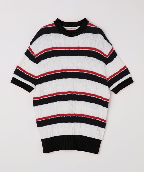 BATEAUX DE SHIPS: ケーブル ニット Tシャツ｜ SHIPS 公式サイト
