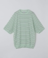GGG: ST KNIT HALF SLEEVE PULL OVER ���C�g�O���[��