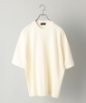 roberto collina: 12ゲージ コットン ニット Tシャツ オフホワイト