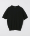 SHIPS:�q�ڐG�⊴�r ICE COTTON �N���[�l�b�N �V���[�g �X���[�u �j�b�g T�V���c