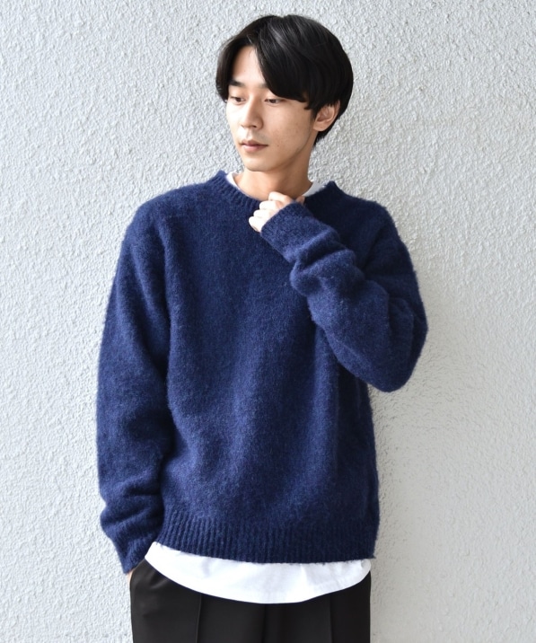 Web限定 Ships シェットランドタイプ ウール シャギードッグ ニット セーター トップス Ships 公式サイト 株式会社シップス