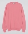 Glenmac: Cashmere Crew Neck Knit Pull Over ピンク