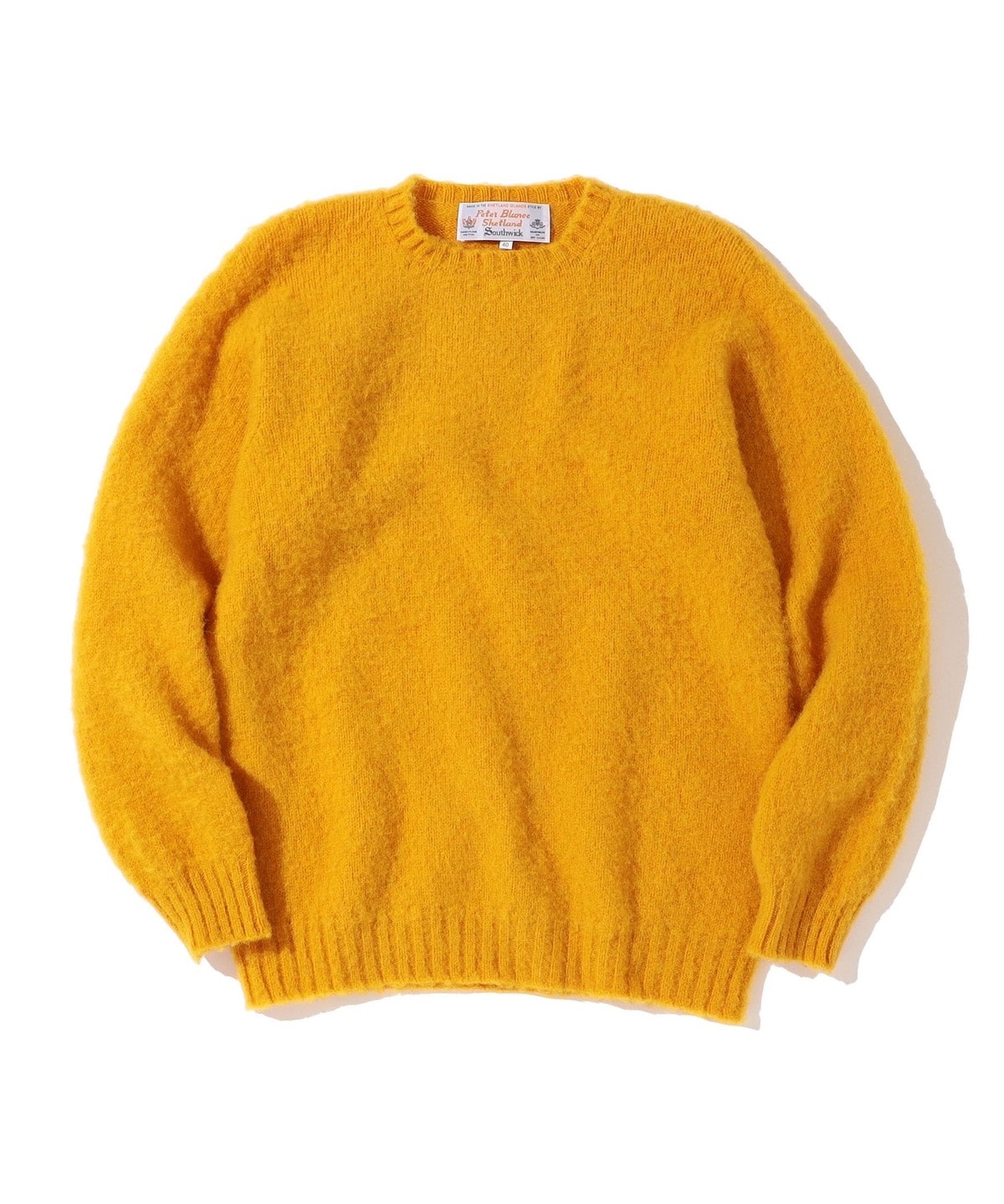 【Southwick別注】Peter Blance & Co.: Shaggy Crew Neck Pullover マスタード