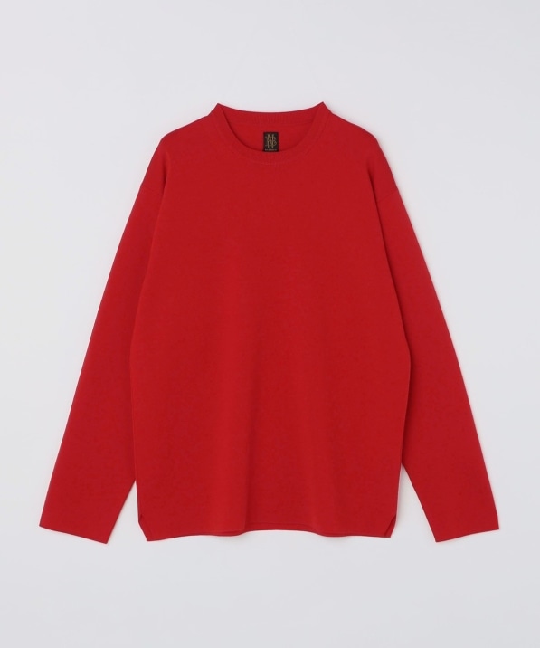 BATONER: 32G SMOOTH WOOL CREW NECK